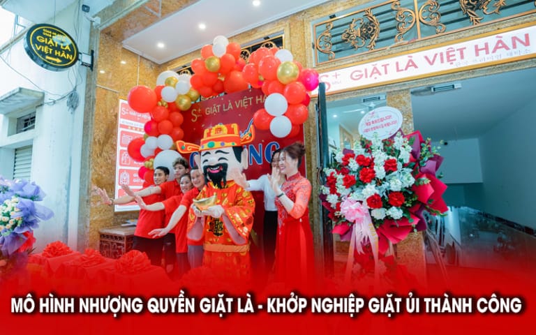 Mô hình nhượng quyền giặt là