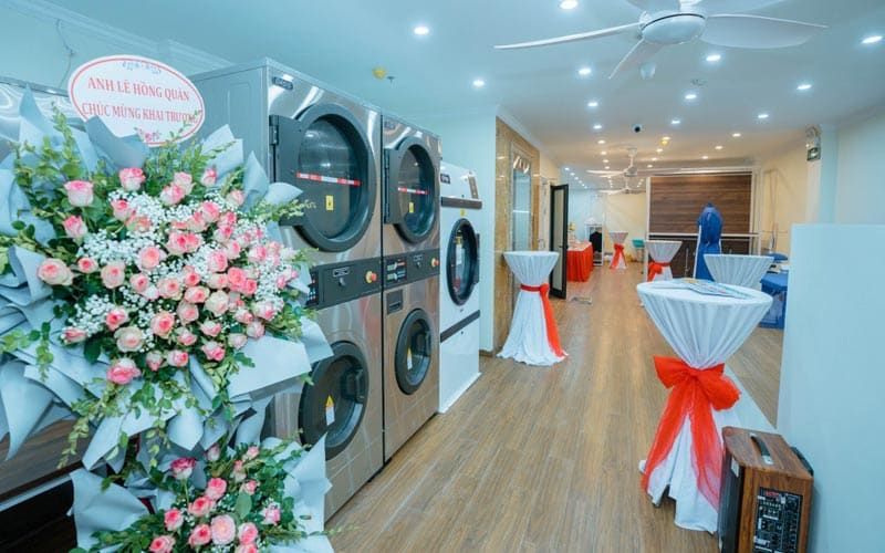 mở tiệm giặt là