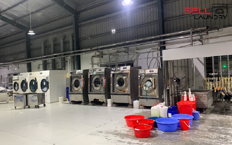 Mô hình xưởng giặt là công nghiệp